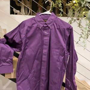 Men’s Medium Purple Ariat Dress Shirt, worn once